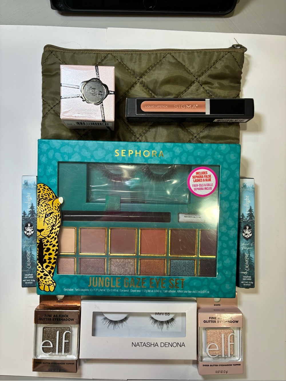 Sephora Jungle Gaze Eye Set, Natasha Denona, ELF, Sigma Victor Rolf